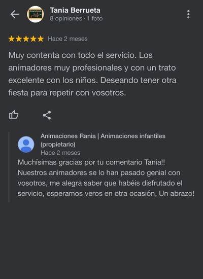Reseñas de animaciones rania