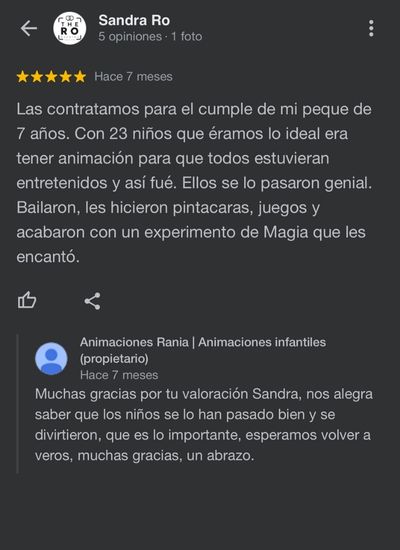 Opinión de animaciones infantiles rania