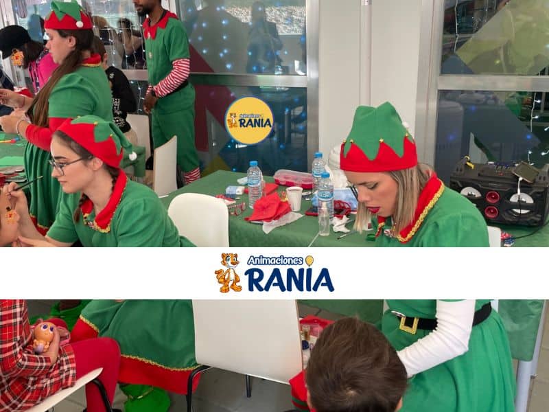 Elfos navideños en empresas